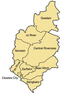 River Cess County Map